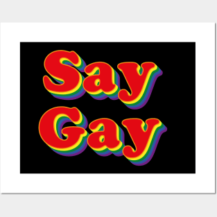 Say Gay Posters and Art